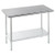 30" x 84" 18-Gauge Stainless Steel Commercial Work Table with Undershelf