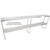 Stainless Steel Double Deck Knock Down Overshelf - 108" x 18"