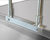 Stainless Steel Double Deck Knock Down Overshelf - 27" x 18"