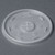 Dart Solo 24SL05 Translucent Lid with Straw Slot - 500 / Case