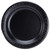  Dart Solo 7PBQR Quiet Classic 7" Black Laminated Round Foam Plate - 1000 / Case