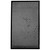 3' x 5' Black Anti-Fatigue Rubber Floor Mat with Bevel Edge - 1/2" Thick