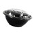 WNA Comet APB32BL Pack n' Serve 32 oz. Black Plastic Bowl