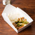 Bio-Pak 02BPWHITEM 8" x 6" x 2" White Microwavable Paper #2 Take-Out Container