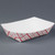 2 lb. Red Check Paper Food Tray