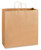 Natural Kraft Paper Shopping Bag with Handles 18" x 7" x 18 3/4" - 200 / Case - BSB18718  