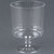 WNA Comet CCW8240 Classicware 8 oz. Clear Plastic Pedestal Wine Cup