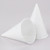 Genpak Harvest W4F 4 oz. White Rolled Rim Paper Cone Cup - 5000 / Case