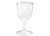 WNA Comet SW5 5 oz. Clear Plastic Wine Goblet - 2 Piece