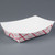 #500 5 lb. Red Check Paper Food Tray
