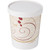 Dart Solo KH32A-J8000 32 oz. Double-Wall Poly Paper Soup / Hot Food Cup with Vented Paper Lid and Symphony Design