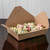 Bio-Plus-Earth 02BPEARTHM 8" x 6" x 2" Kraft Microwavable Paper #2 Take-Out Container