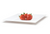 EMi Yoshi SP8W 8" White Square Plastic Dinner Plate