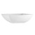 CAC PNS-B6 Princesquare Bright White 12 oz. Porcelain Square Bowl