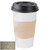 12-24 oz. Natural Kraft  Embossed Coffee Cup Sleeve - 1000 / Case