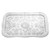 Novelty Crystal 1000 22" x 16 1/2" Crystal Rectangular Plastic Catering Tray
