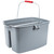 Rubbermaid 2628 19 Qt. Gray Divided Plastic Bucket