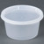 12 oz. Microwavable Translucent Plastic Deli Container with Lid - 240/Case
