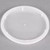 Microwavable Translucent Plastic Round Deli Container Lid - Case of 480