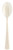 Beige Heavy Weight Plastic Teaspoon - Case of 1000