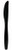 Black Heavy Weight Plastic Knife - 1000/Case - GDR6KN