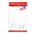 54" x 108" White Disposable Plastic Table Cover - TC108W