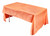 54" x 108" Orange Disposable Plastic Table Cover - TC108BS