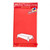 54" x 108" Red Disposable Plastic Table Cover - TC108R