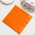 Orange 2-Ply Paper Dinner Napkin - 50/Pack
