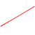 7" Red Unwrapped Collins Straw / Sip Stick