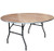 60" Round Heavy-Duty 3/4" Thick Plywood Top Banquet Folding Table