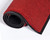 Crown Matting 4' x 8' Castellan Red Olefin Carpet Entrance Floor Mat - 3/8" Thick