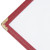 Winco PMC9U 8 1/2" x 11" Single Pocket Menu Cover - Burgundy