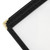 Winco PMC-14K 8 1/2" x 14" Single Pocket Menu Cover - Black