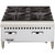 Vulcan VCRH24-1 Natural Gas 24" 4 Burner Countertop Range / Hot Plate - 100,000 BTU