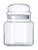 Libbey 70996 22 oz. Storage Jar with Lid - 12/Case - L70996