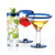 Libbey 92304 Aruba 16 oz. Zombie Glass with Cobalt Blue Rim - 12/Case - L92304