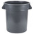 Continental 1001GY Huskee 10 Gallon Gray Trash Can