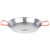 Winco CSPP-11 11" Polished Carbon Steel Paella Pan