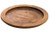 Lodge 9 1/2" Round Walnut Stain Wood Underliner - U5RP 