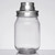Tablecraft MJS14 14 oz. Glass Mason Jar Bar Shaker with Metal Top