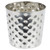 Winco SFC-35H Hammered Stainless Steel French Fry Cup - 3 1/2"