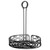 Tablecraft BK2780 Mediterranean 7 3/4" Round Iron Scroll Design Condiment Caddy