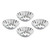 Harold Imports 22007 Mrs. Anderson's Baking Flutted Round Tarlet Mold, 2.75", Set of 4