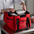 Cambro GBD151212521 Insulated Red Sandwich GoBag™ - 15" x 12" x 12"