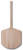 Lillsun 164228 16" x 17" Wooden Pizza Peel with 24" Handle