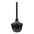 Smokers' / Cigarette Station Hammertone Charcoal Round Steel Smoking Station / Cigarette Receptacle - OASIS