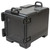Cambro UPC300110 Ultra Pan Carrier® Black Front Loading Insulated Food Pan Carrier with Handles - Holds 4 Pans