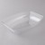 Cambro RSB1014CW135 5 Qt. Clear Camwear Rectangular Ribbed Bowl