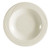 CAC GAD-115 Garden State 11 1/2" Bone White Round Porcelain Soup Plate - 12/Case